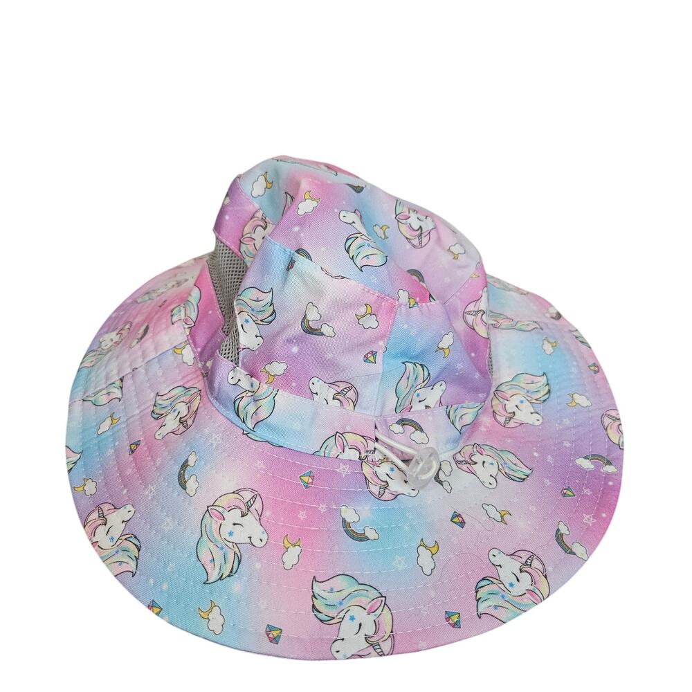 Unicorn Multicolor Sun hat for girls